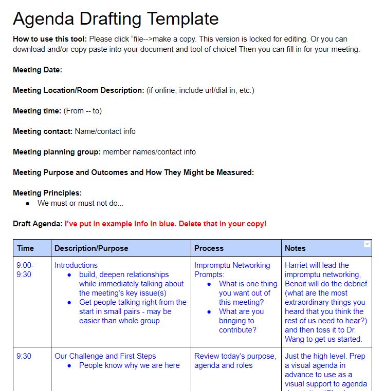5 simple ways to develop an effective meeting agenda - Ayoa